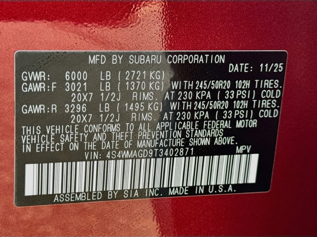 Certified Used 2026 Red Subaru Limited image 43