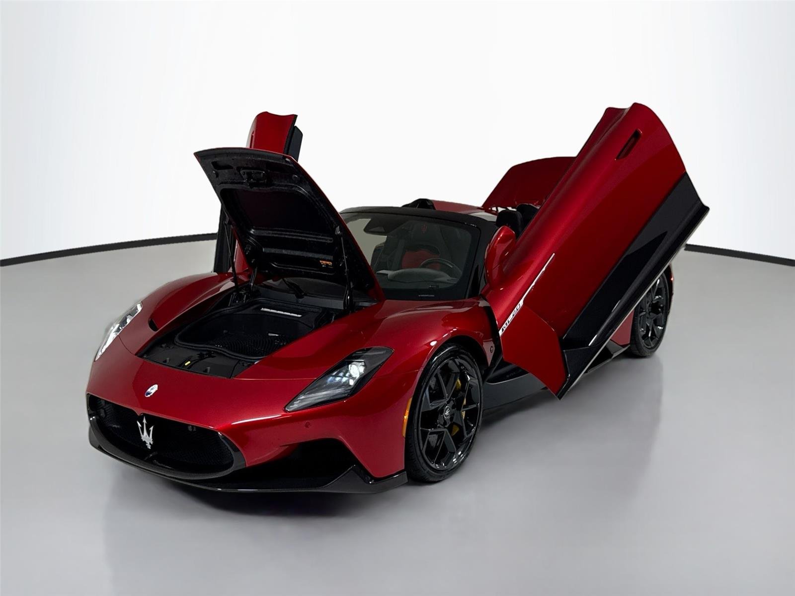 Used 2023 Exclusive Rosso Vincente Maserati Cielo Spider | $350k MSRP | Carbon Race Seats | Int & Ext Carbon image 48