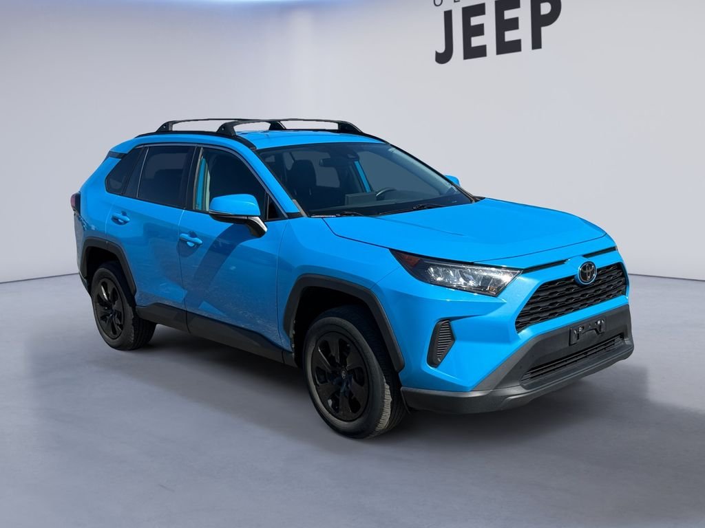 Used 2021 Blue Toyota LE image 8
