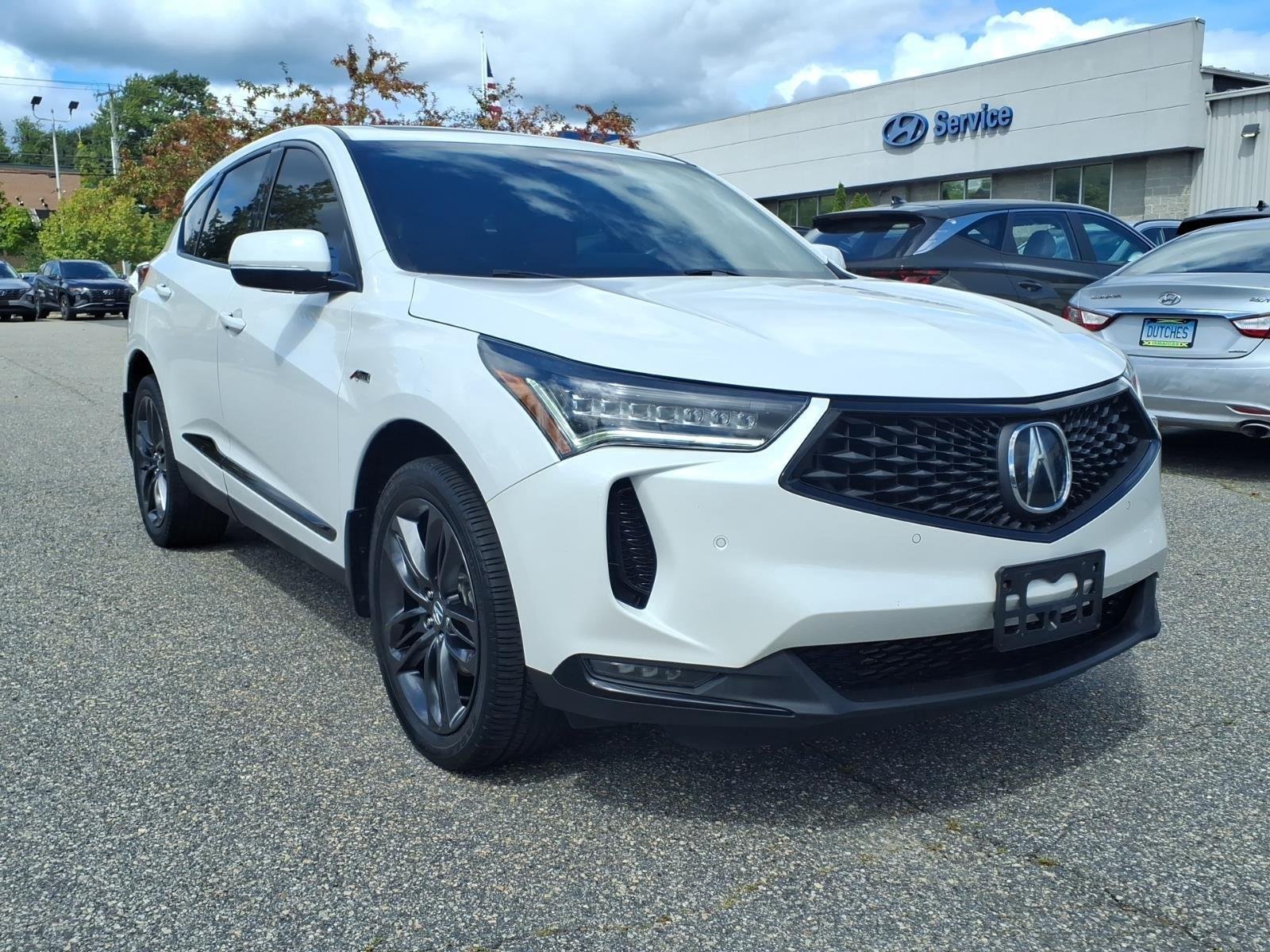 Used 2022 WHITE Acura w/A-Spec Package image 3