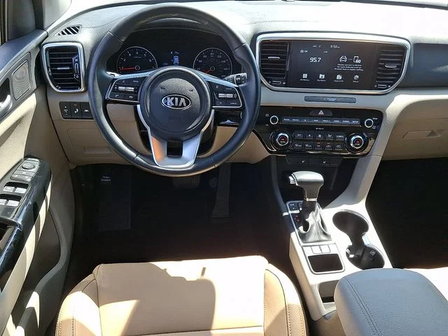 Used 2020 Blue Kia EX image 11