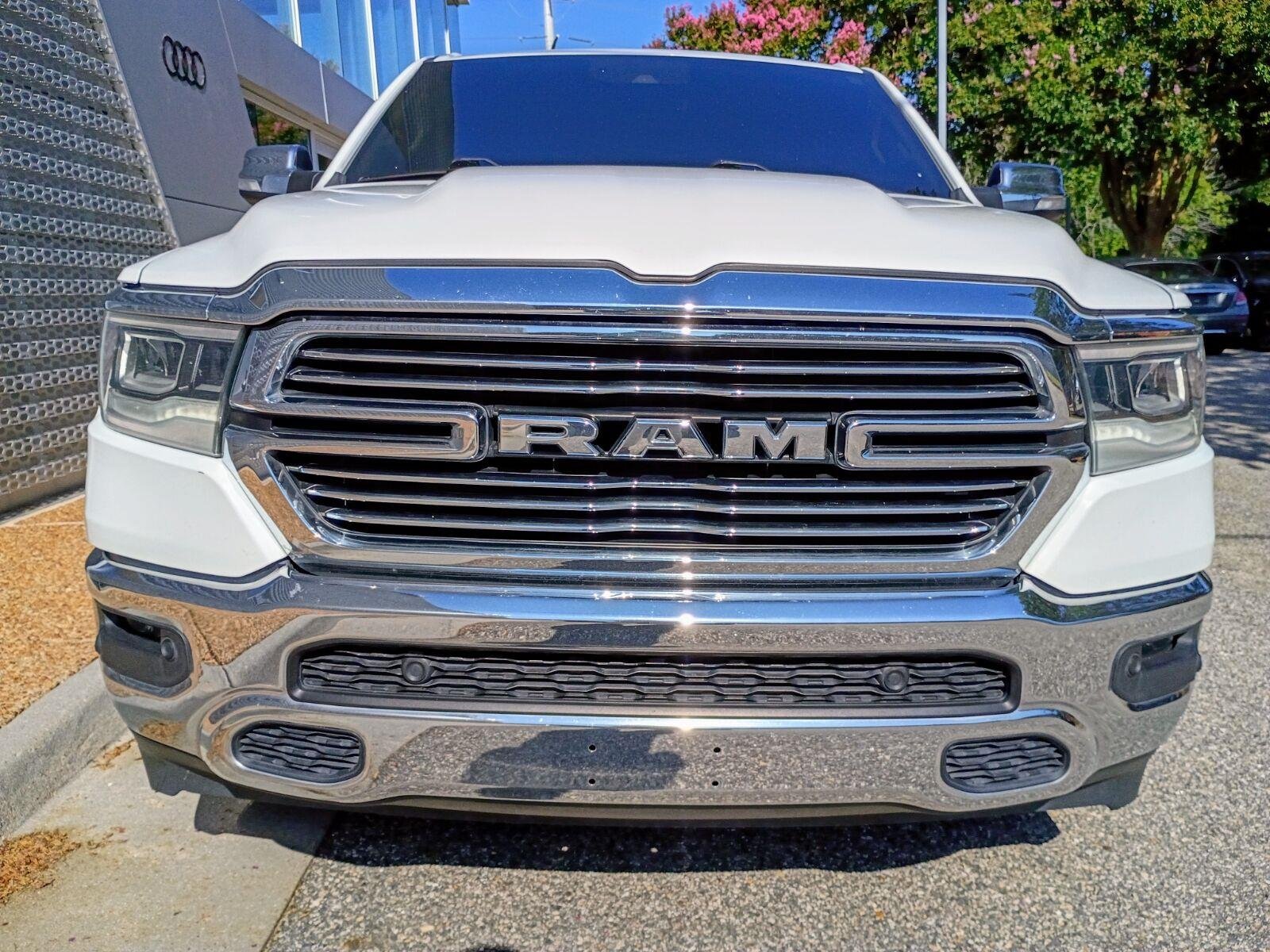 Used 2022 Bright White Clearcoat Ram Laramie image 2
