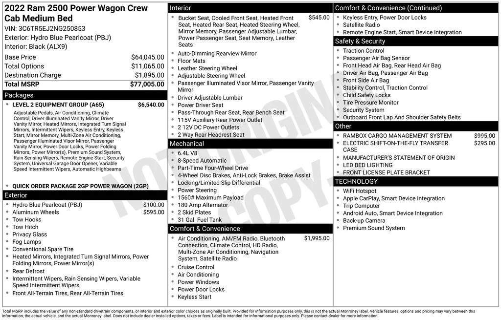 2022 RAM Ram 2500 Pickup Power Wagon - Photo 51