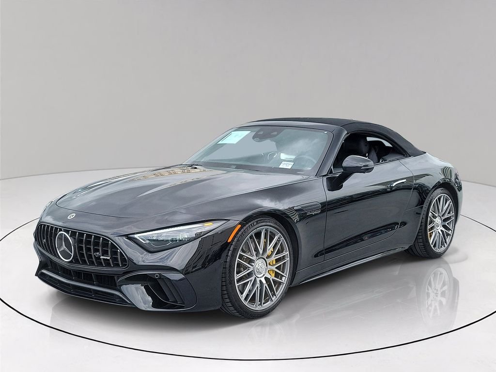 Certified Used 2022 Black Mercedes-Benz SL 63 AMG® image 3