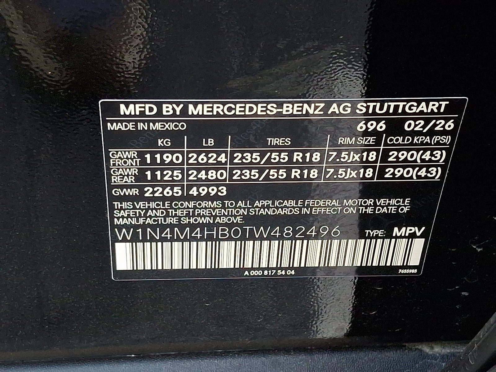 New 2026 Night Black Mercedes-Benz GLB 250 image 17