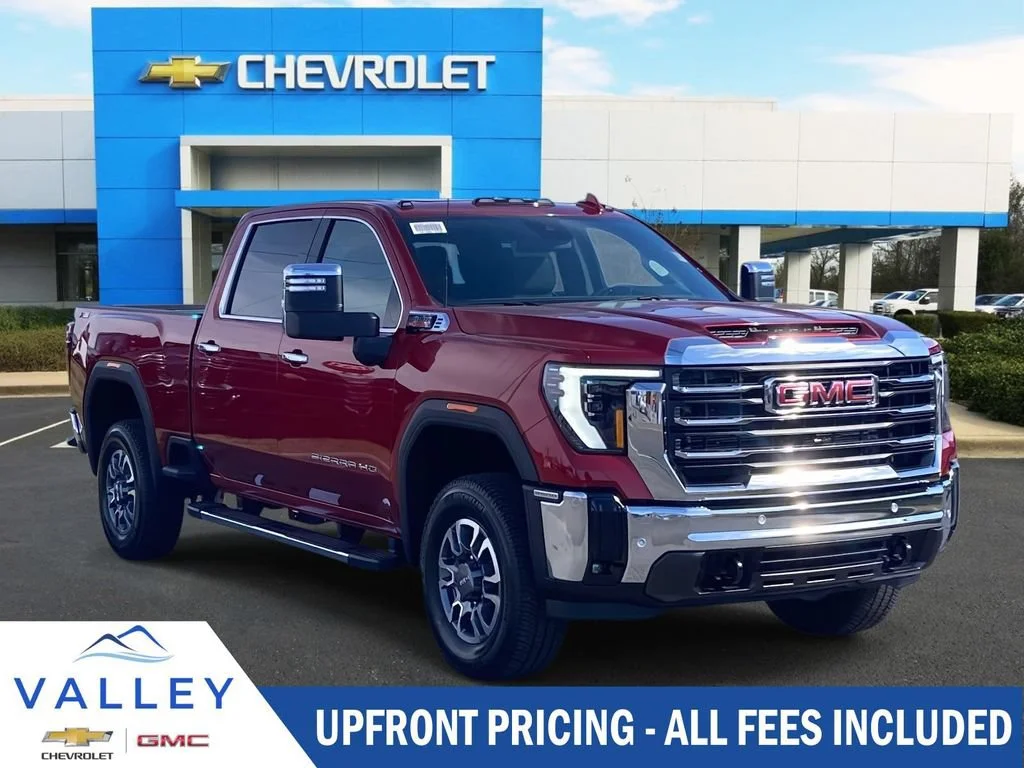 New 2026 Volcanic Red Tintcoat GMC SLT image 1