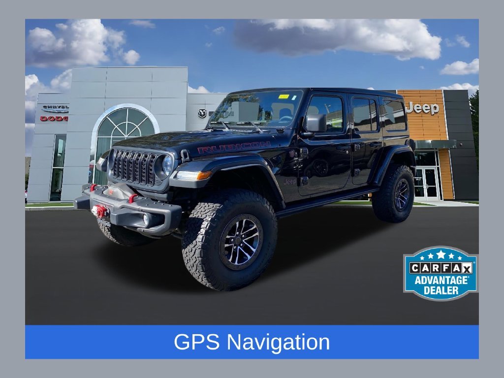 Used 2024 Black Jeep Rubicon X image 1