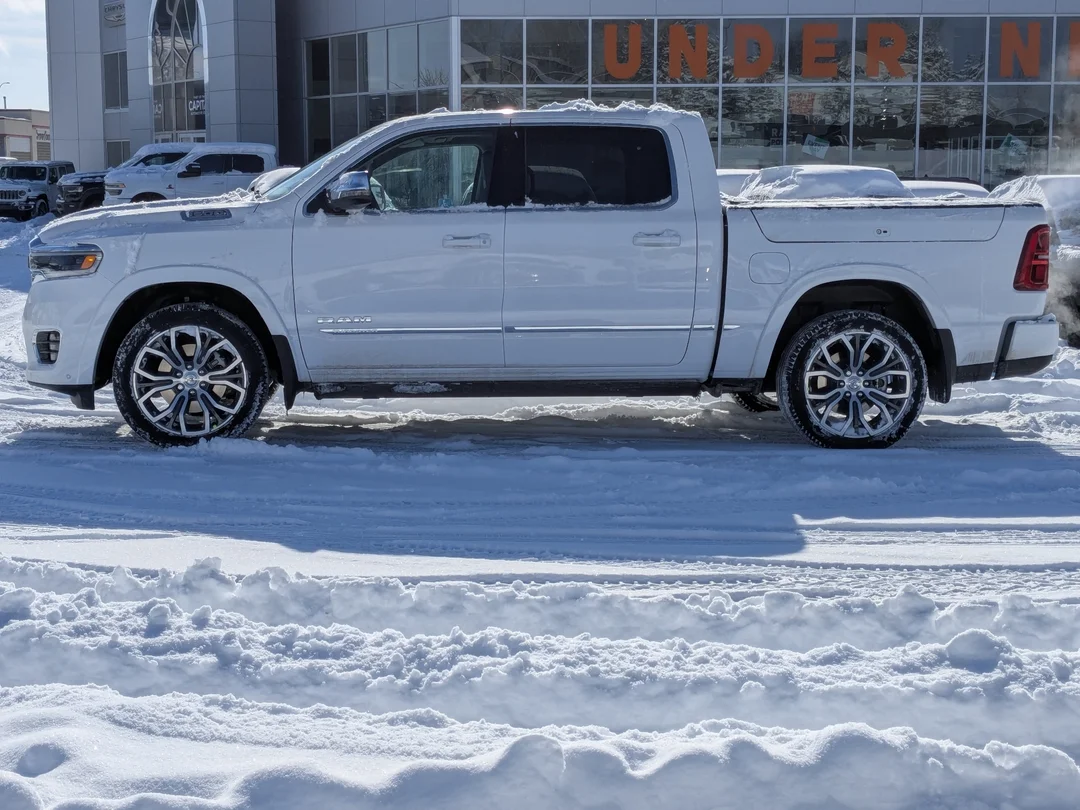 New 2026 White RAM Tungsten - - 4x4 - Hurricane HO Turbo - Multi-Function Tailgate - Prem Lthr & More! image 5