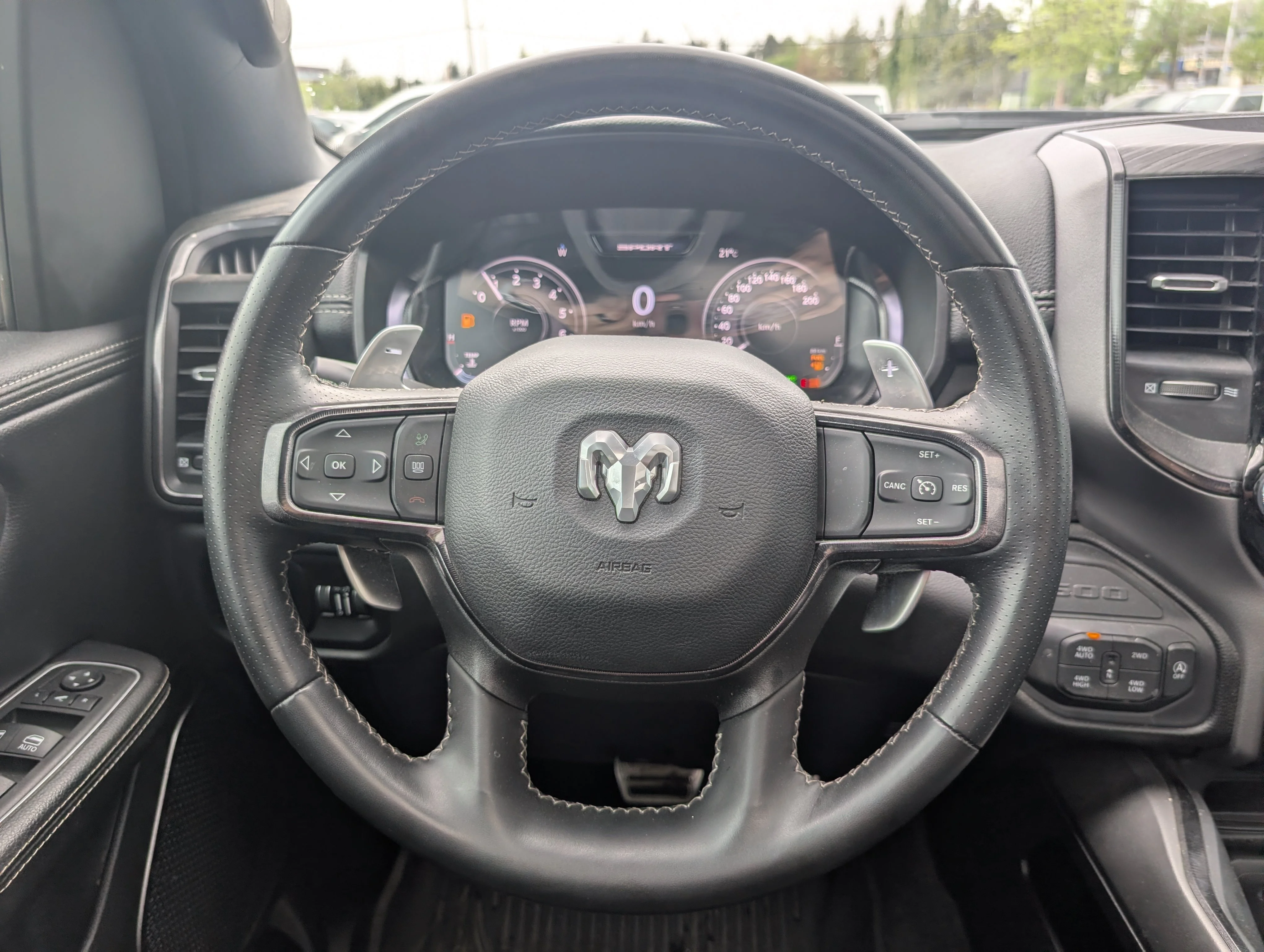 Used 2023 Bright White Ram Sport image 25