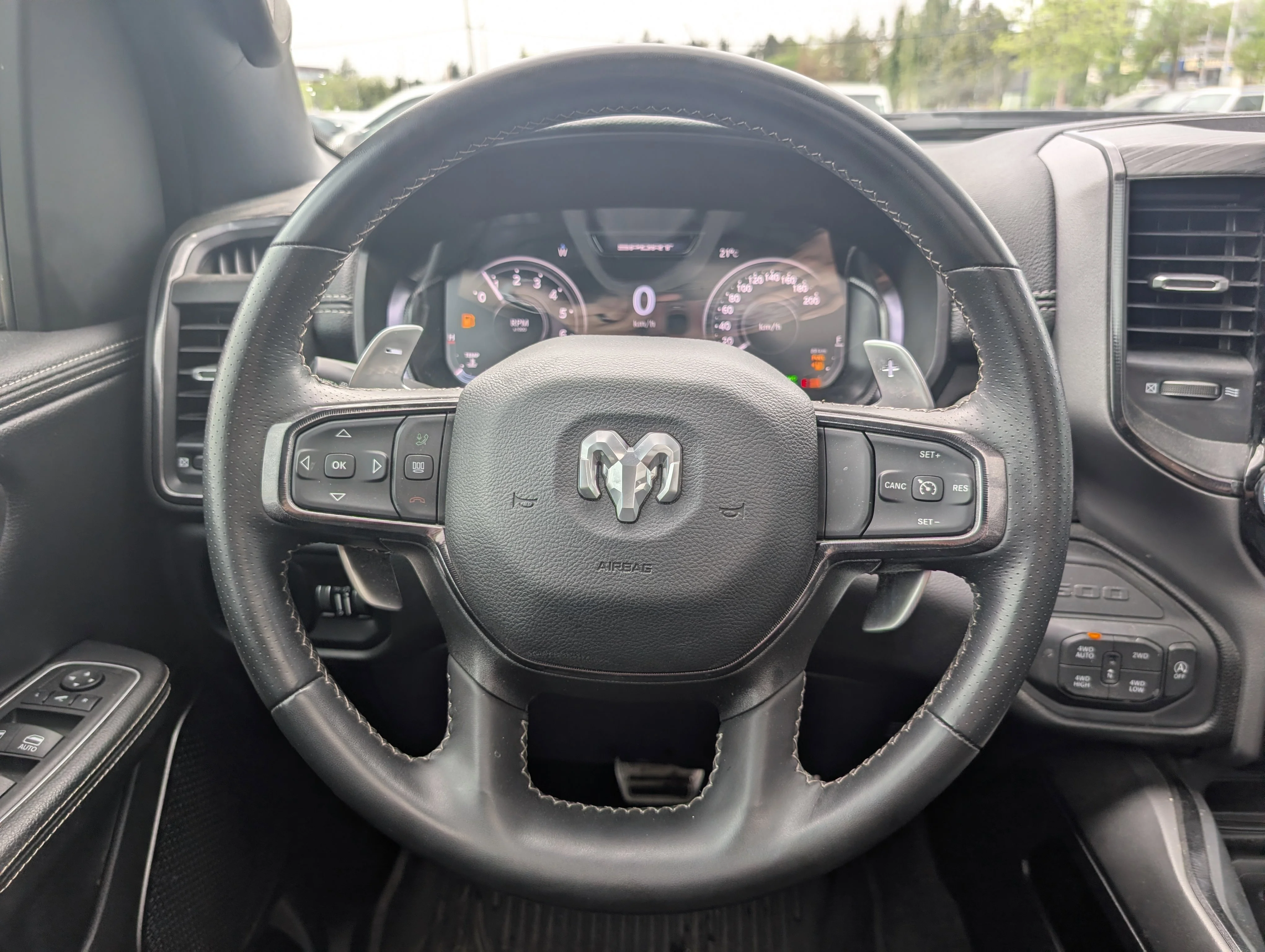 Used 2023 Bright White Ram Sport image 25