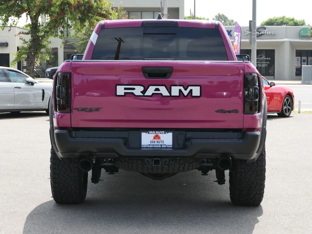 Used 2023 Bright White Clear Coat/Diamond Black Crystal Pearl Coat Ram TRX image 6