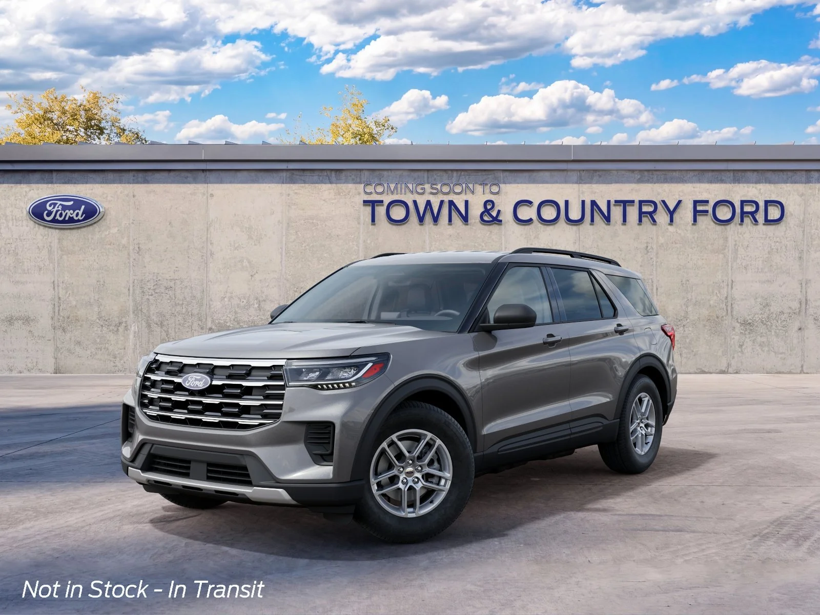 New 2027 Carbonized Gray Metallic Ford Active image 2