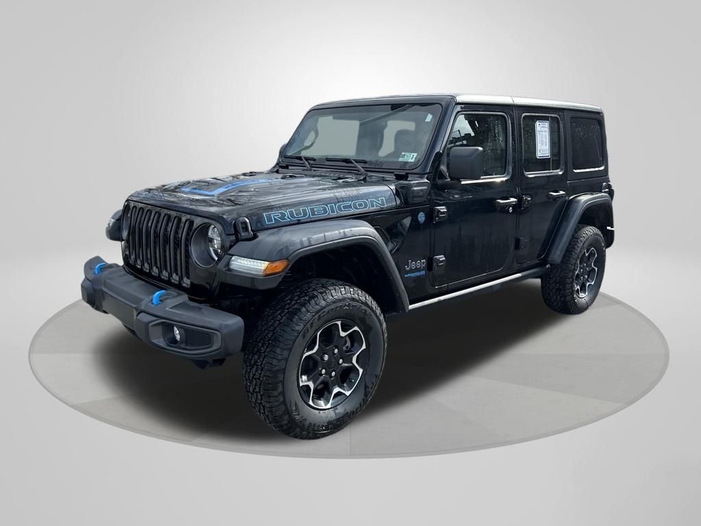 Used 2021 Jeep Wrangler Unlimited Rubicon 4XE with VIN 1C4JJXR6XMW723942 for sale in Morgantown, WV