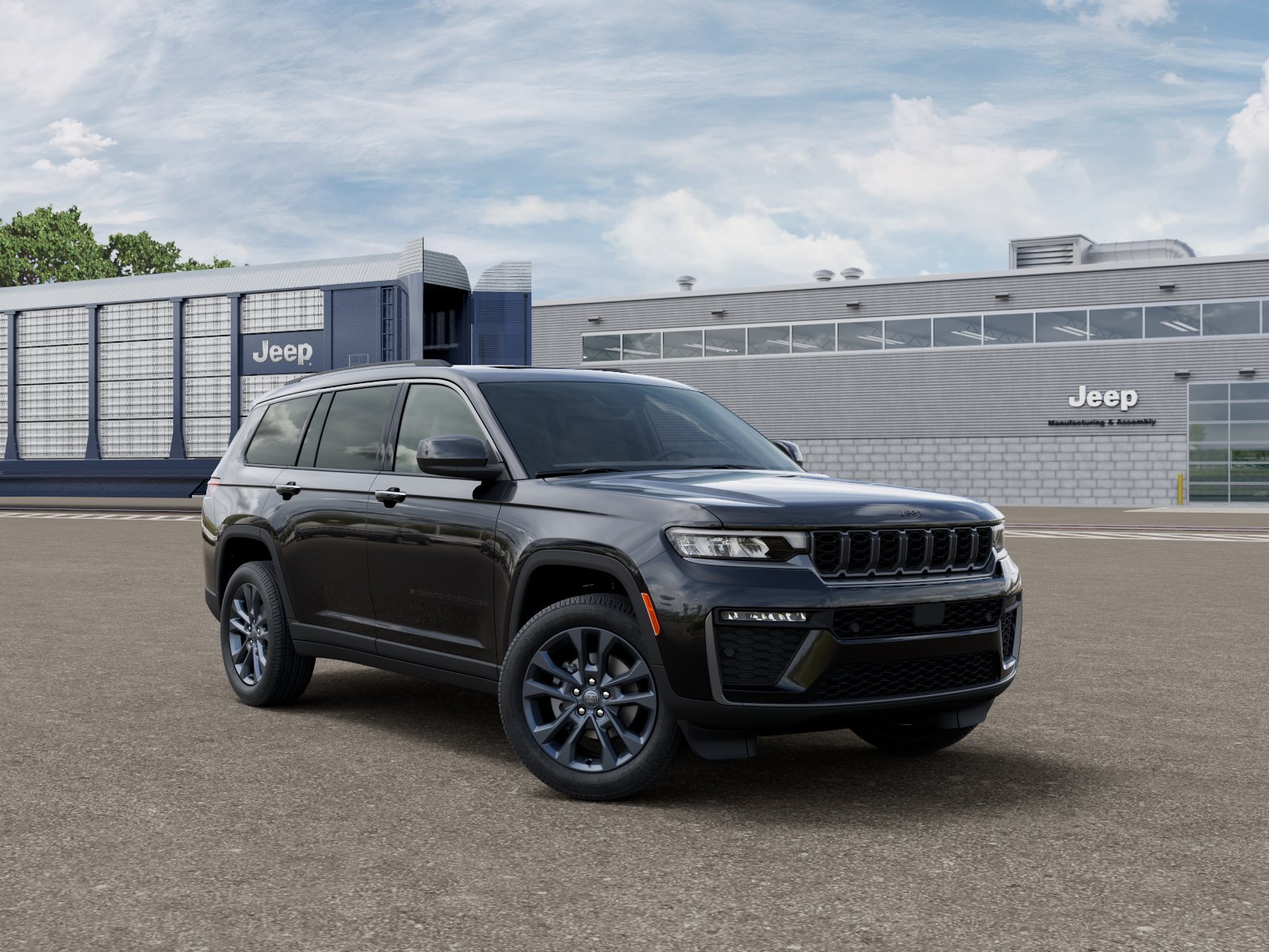New 2026 Diamond Black Crystal Pearl-Coat Exterior Paint Jeep 85th Anniversary Edition image 3