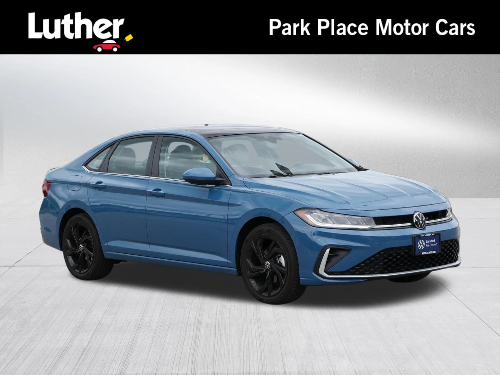Certified Used 2025 Monterey Blue Volkswagen SE image 1