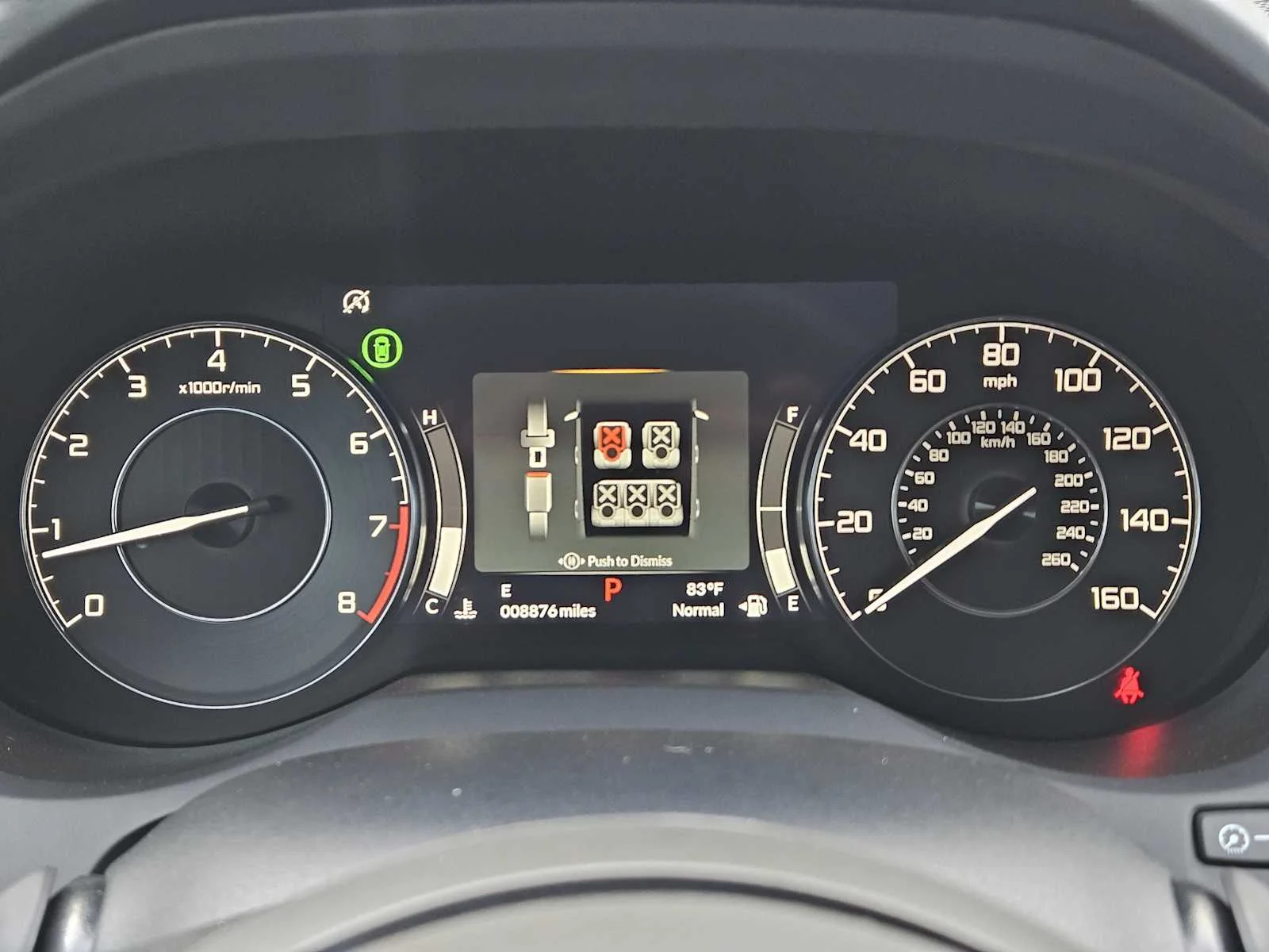 Used 2025 Platinum White Pearl Acura w/Technology Package image 9