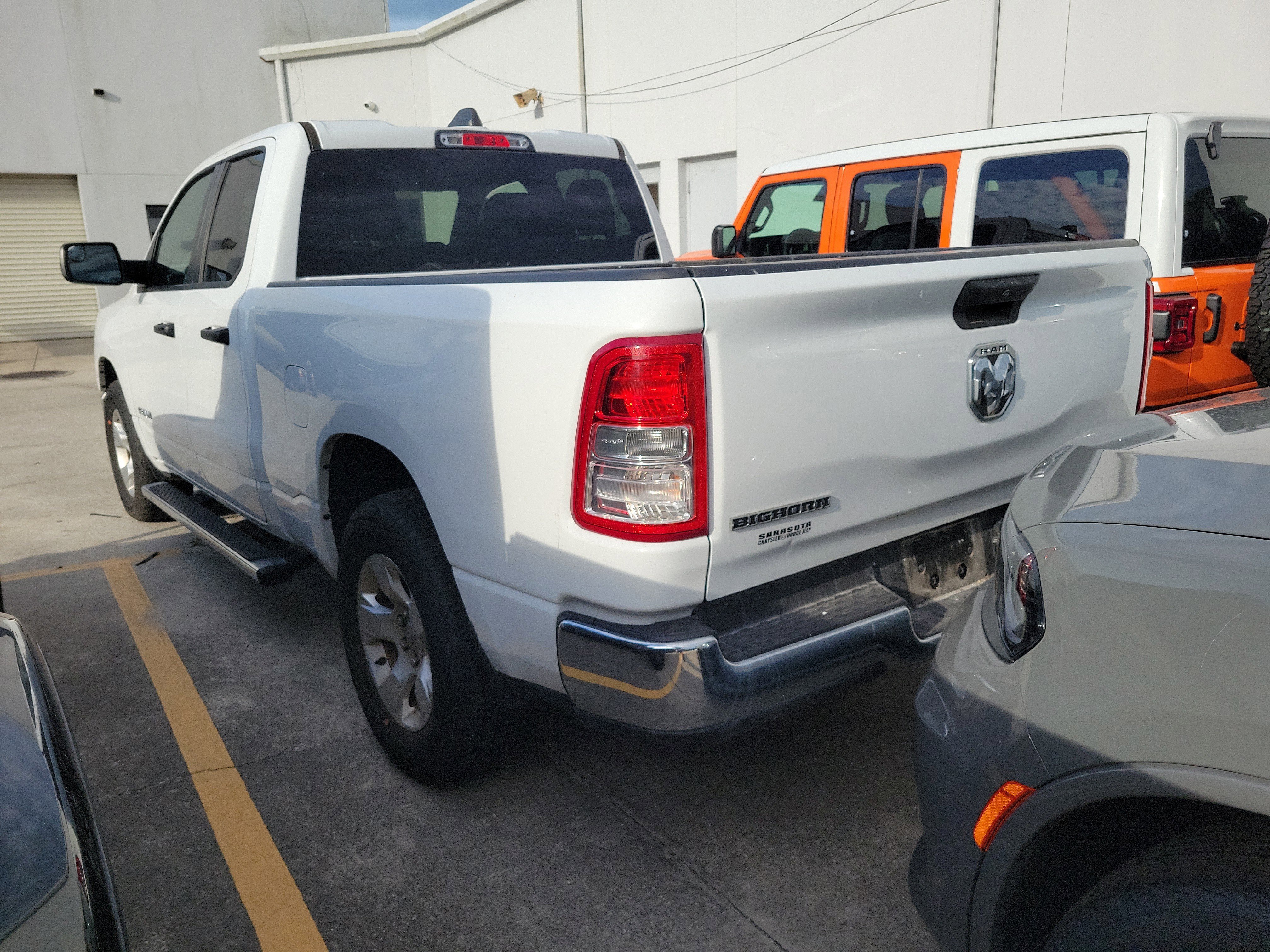 Used 2024 Bright White Clearcoat Ram Big Horn image 4