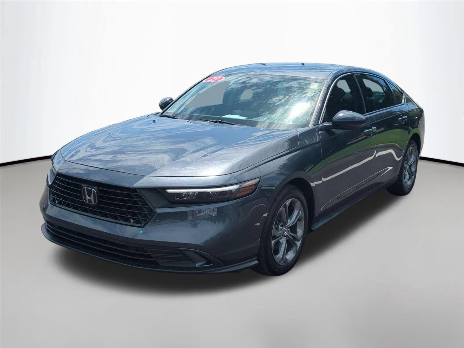 Used 2023 Meteorite Gray Metallic Honda EX image 1