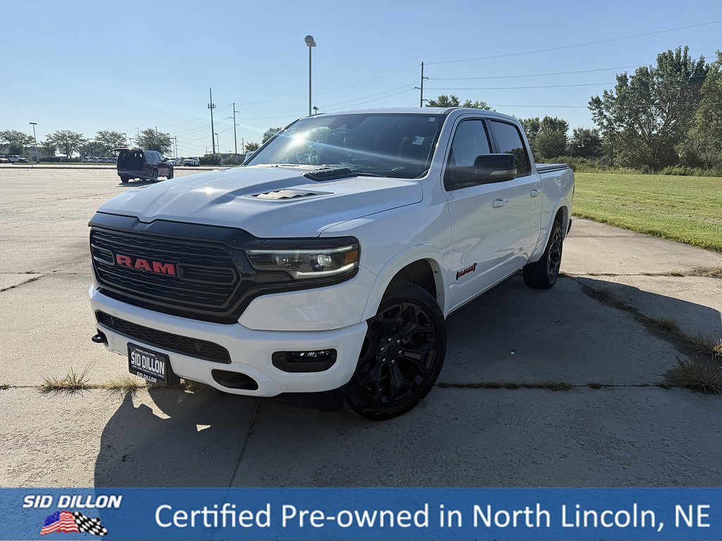 Used 2023 Bright White Clear Coat Ram Limited image 1