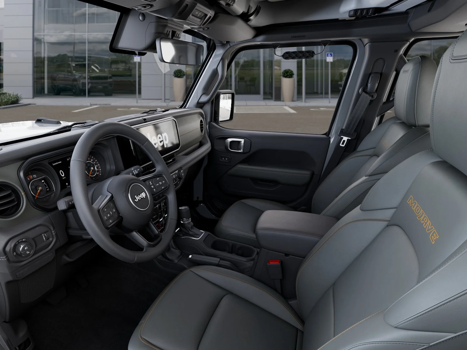 New 2026 Bright White Clear-Coat Exterior Paint Jeep Mojave X image 49
