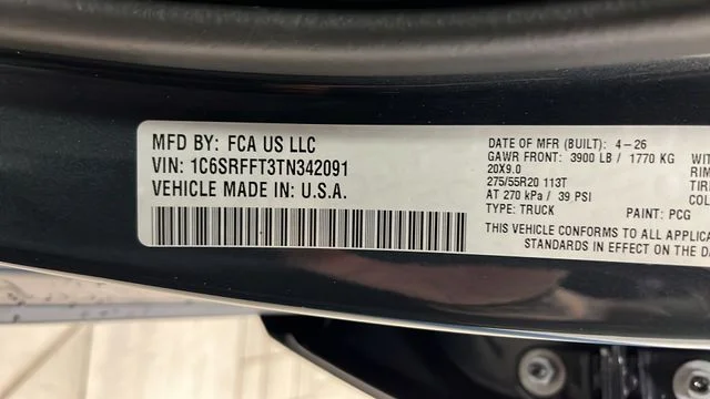 New 2026 Forged Blue Metallic Exterior Paint RAM Big Horn/Lone Star image 35