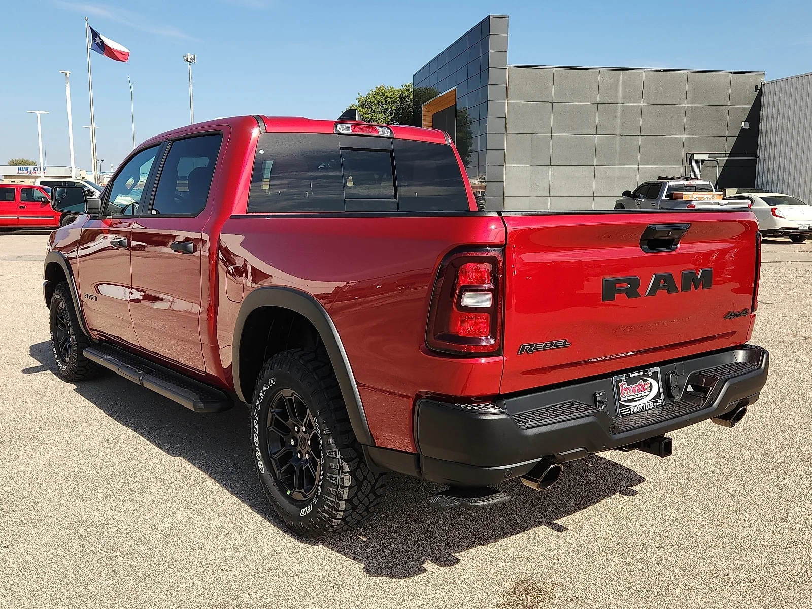 New 2027 Molten Red Pearl-Coat  Paint Ram REBEL CREW CAB 4X4 5