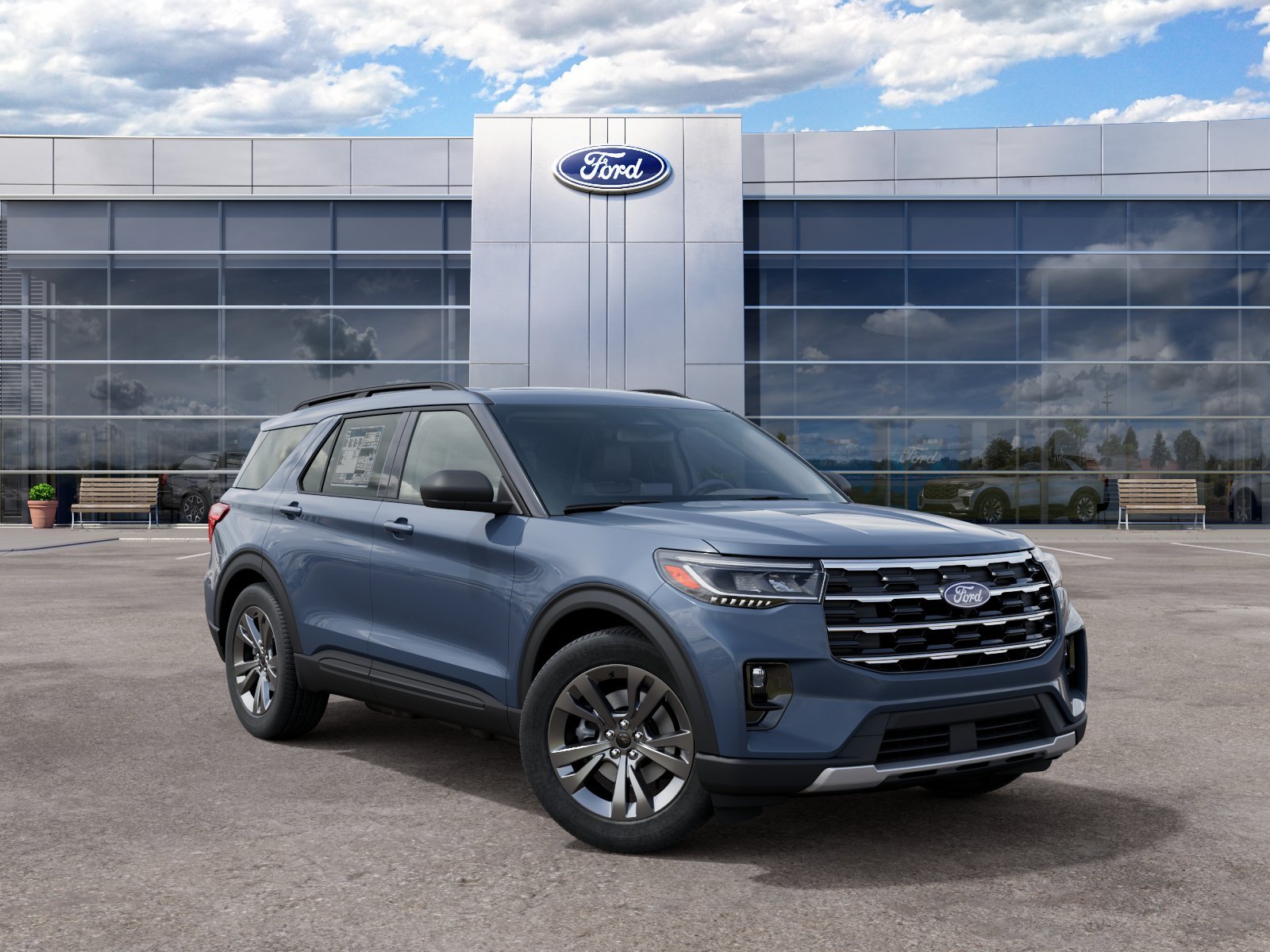 New 2027 Vapor Blue Metallic Ford Active image 4