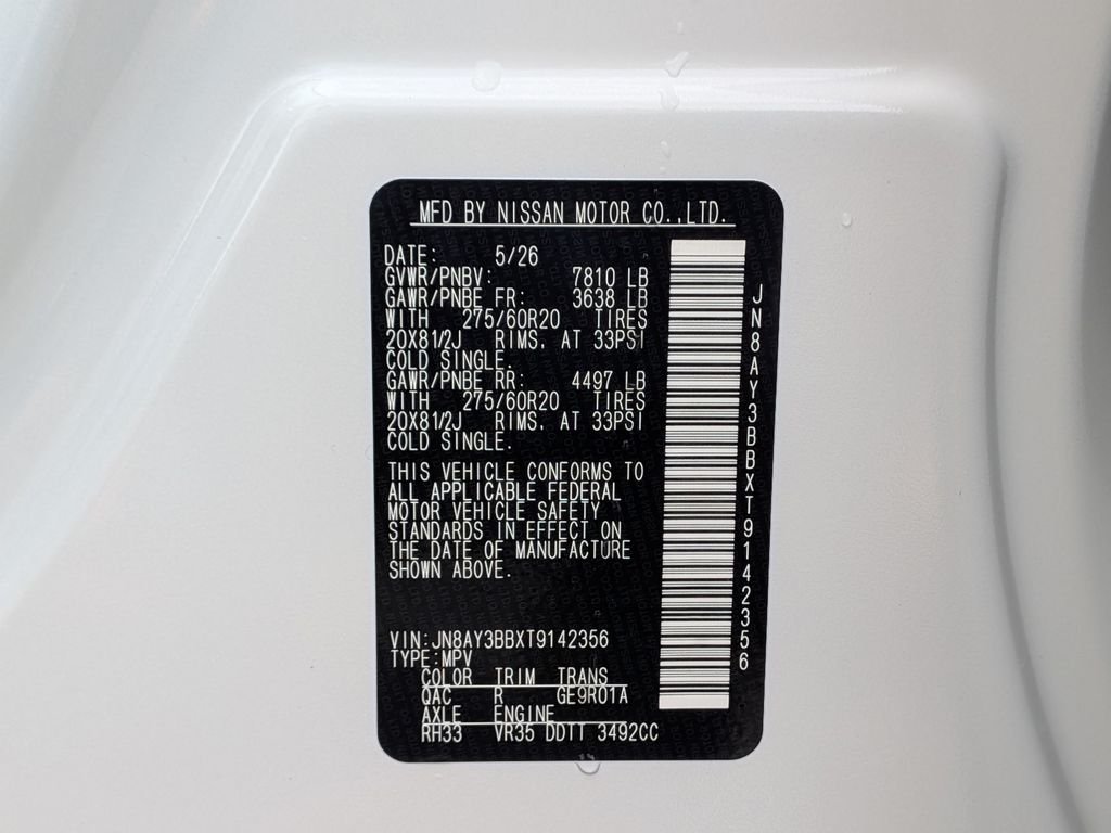New 2026 White Nissan SL image 31