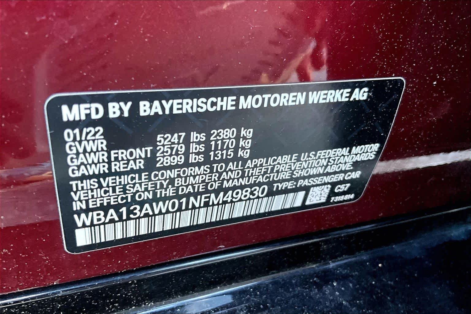 Used 2022 Aventurin Red Metallic BMW M440i xDrive image 33