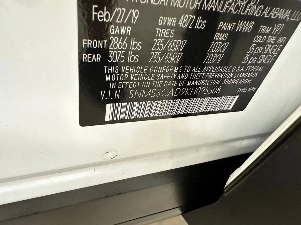 Certified Used 2019 Quartz White Hyundai SEL image 34