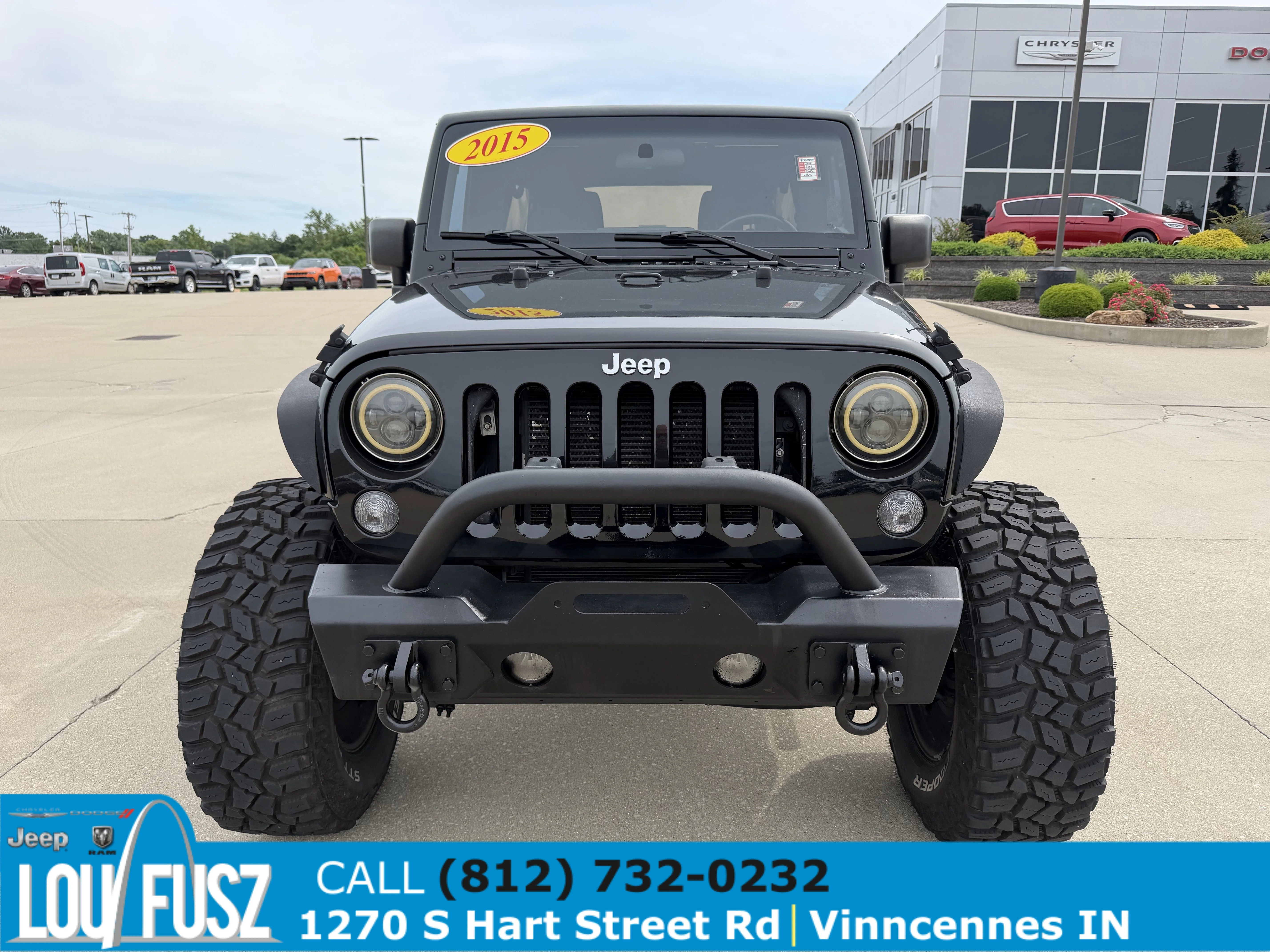 Used 2015 Jeep Wrangler Unlimited Sport with VIN 1C4BJWDG2FL611686 for sale in Vincennes, IN