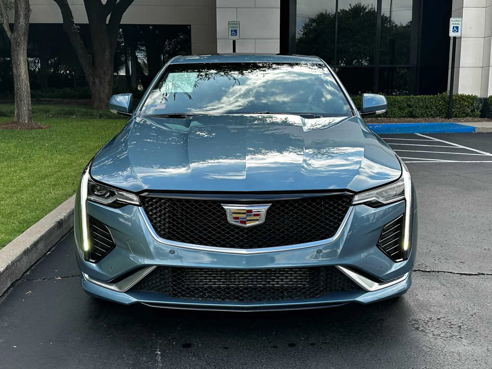 Used 2024 Midnight Steel Metallic Cadillac Sport image 2