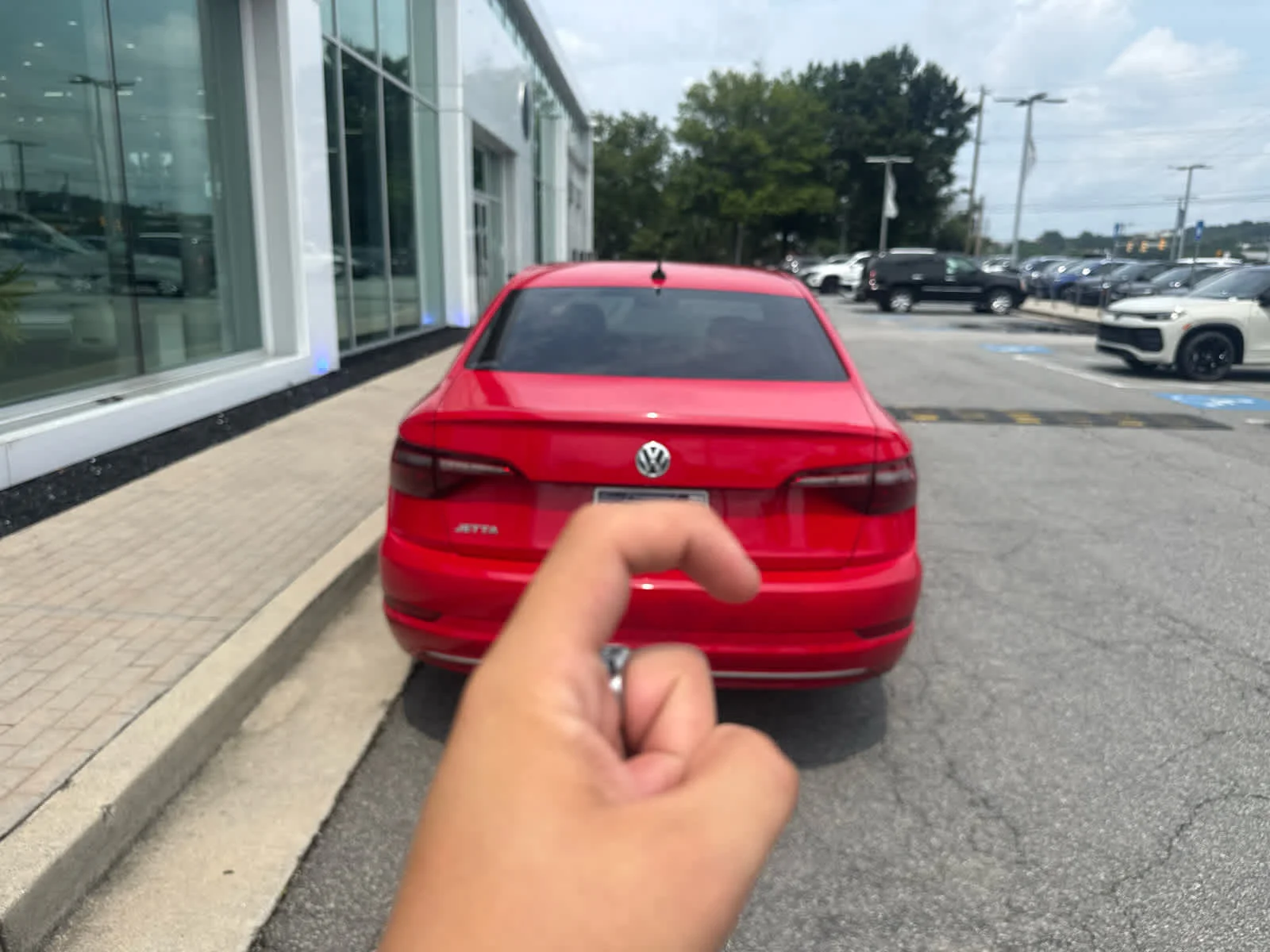 Used 2021 Tornado Red Volkswagen SE image 6