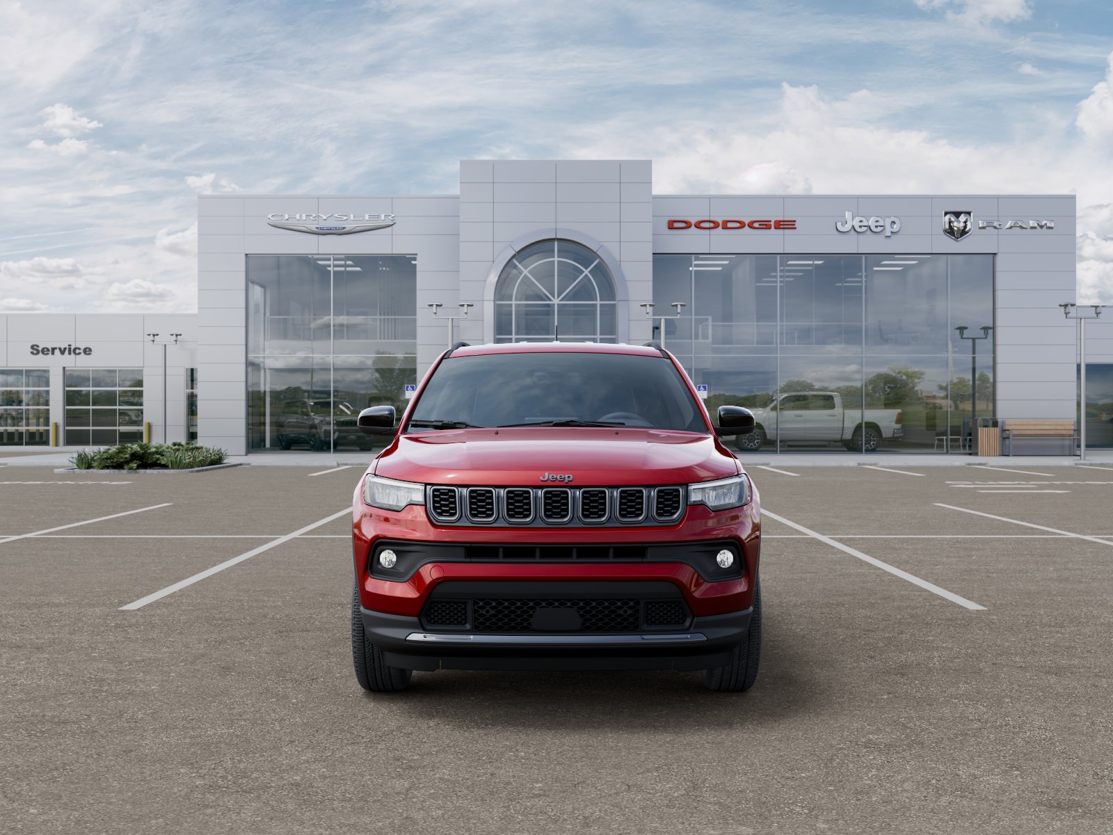 New 2026 Red Hot Pearl-Coat Exterior Paint Jeep Latitude image 35