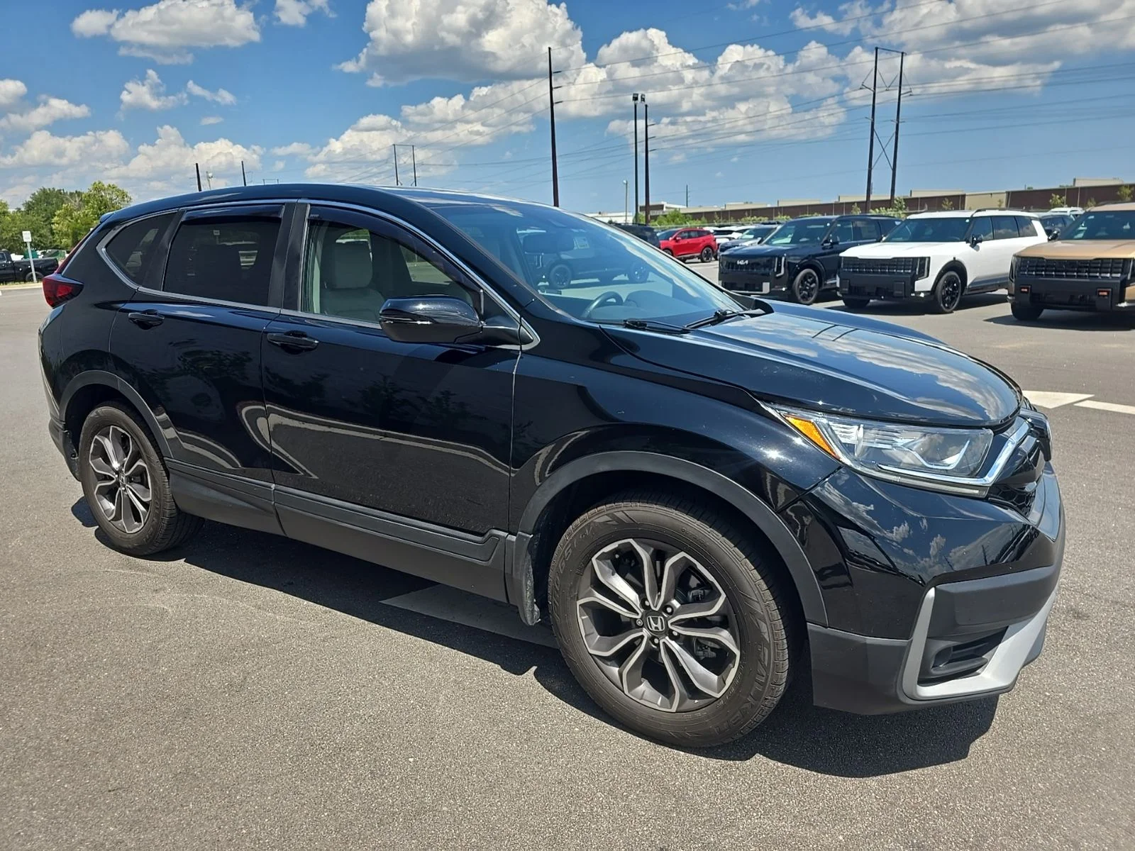 Used 2020 Crystal Black Pearl Honda EX-L image 3