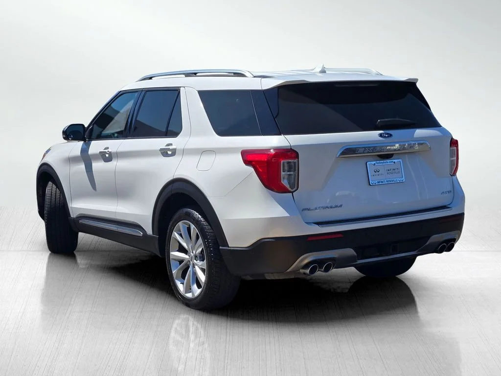 Used 2021 White Metallic Ford Platinum image 8
