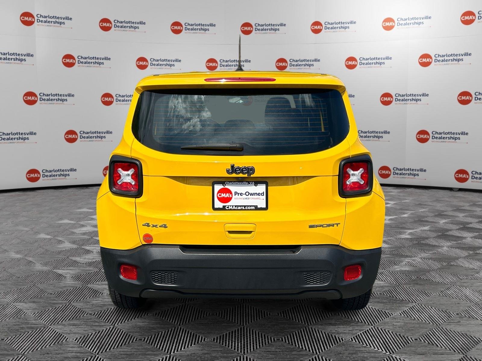 Used 2019 YELLOW JEEP SPORT image 4
