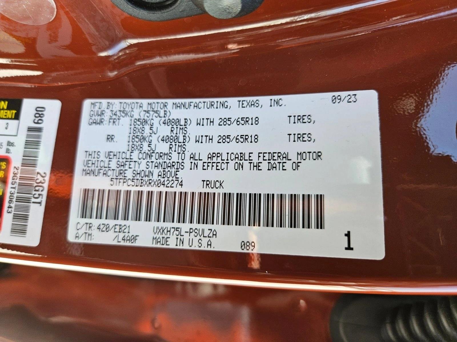 Used 2024 Terra Toyota TRD Pro Hybrid image 24
