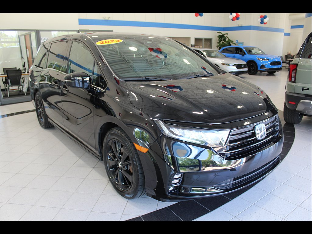 Used 2023 Crystal Black Pearl Honda Sport image 3