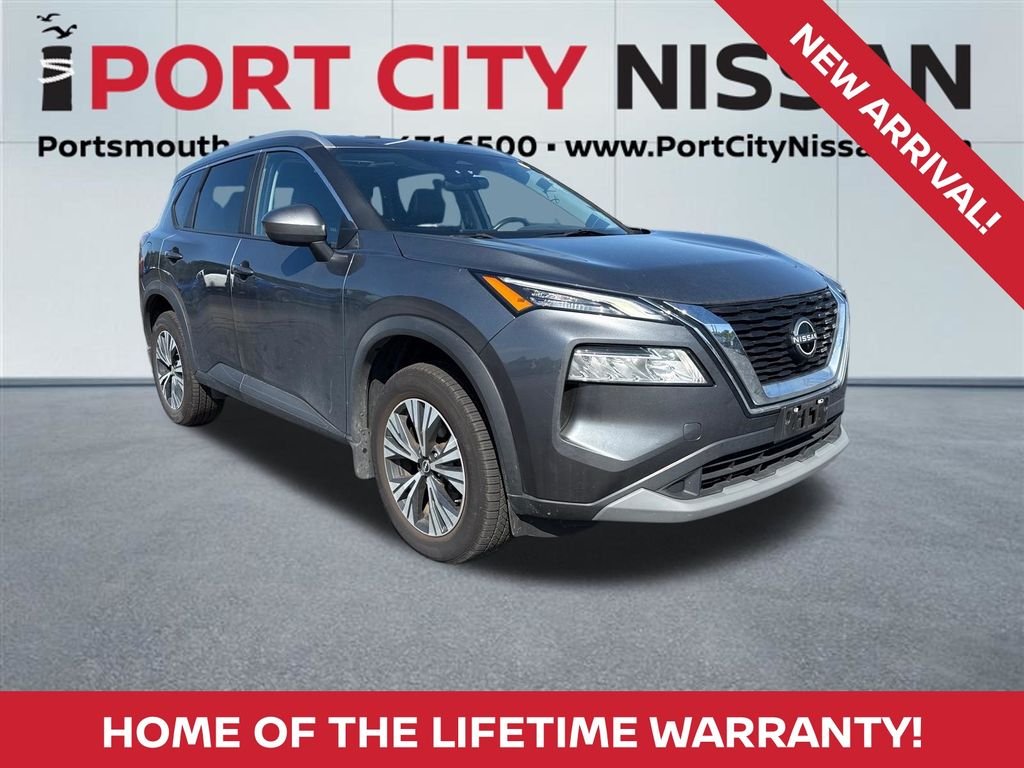 Used 2023 Gun Metallic Nissan SV PREMIUM W/HEATED SEATS & PANORAMIC ROOF image 1