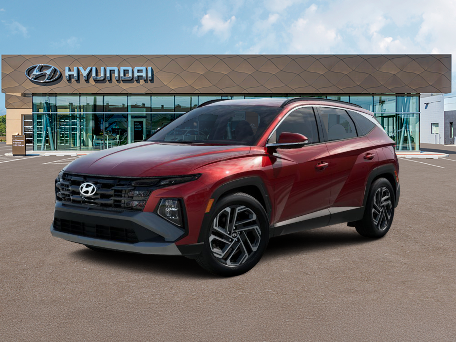 New 2026 Ultimate Red Hyundai SEL Plus FWD image 2