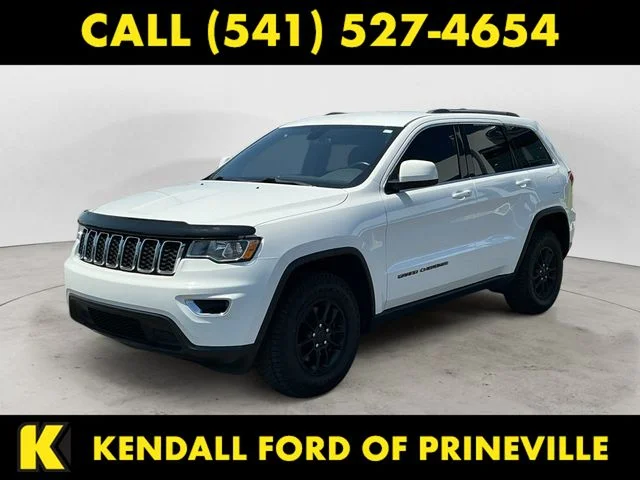 Used 2019 Bright White Clearcoat Jeep Laredo image 1