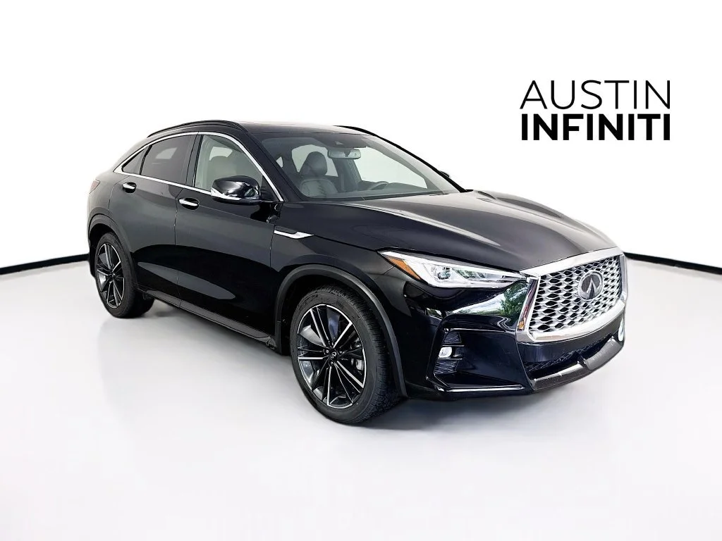 Certified Used 2022 Black INFINITI LUXE image 1
