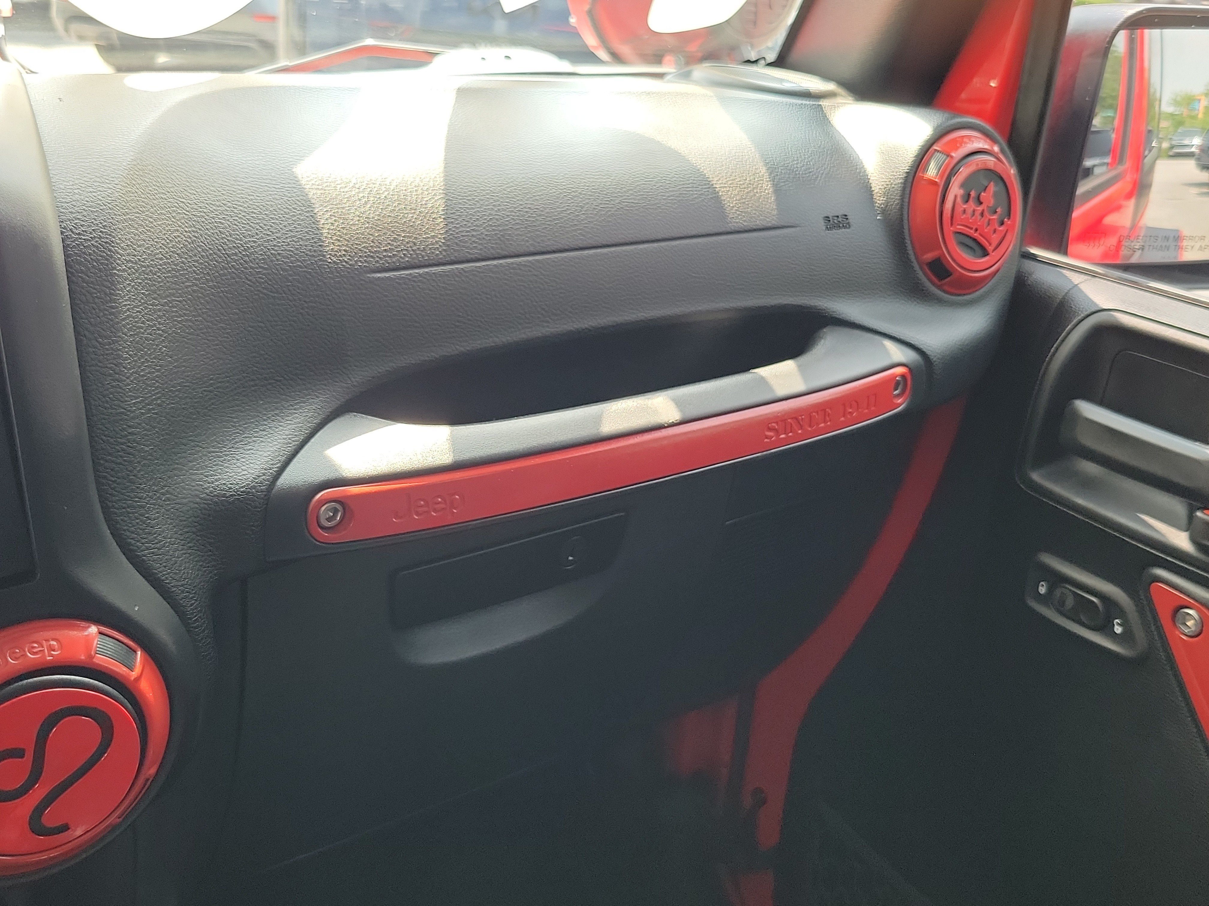 Used 2017 Firecracker Red Clearcoat Jeep Sport image 28