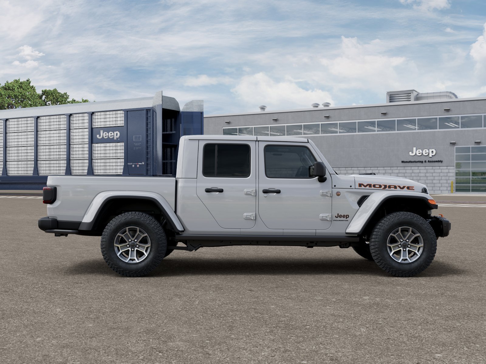 New 2026 Bright White Clear-Coat Exterior Paint Jeep Mojave image 40