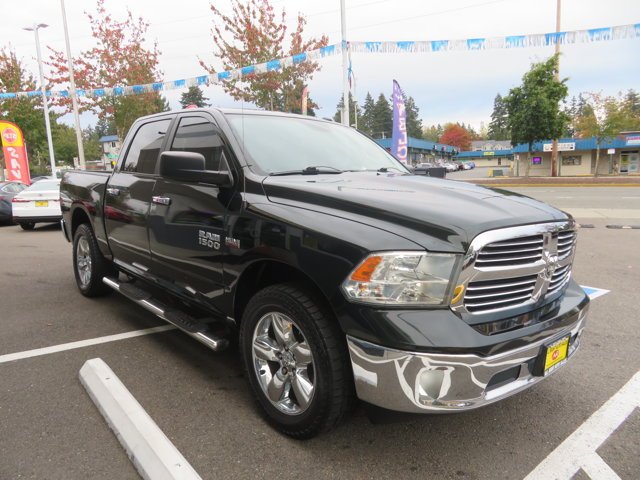 Used 2015 Black Forest Green Pearlcoat Ram Big Horn image 6