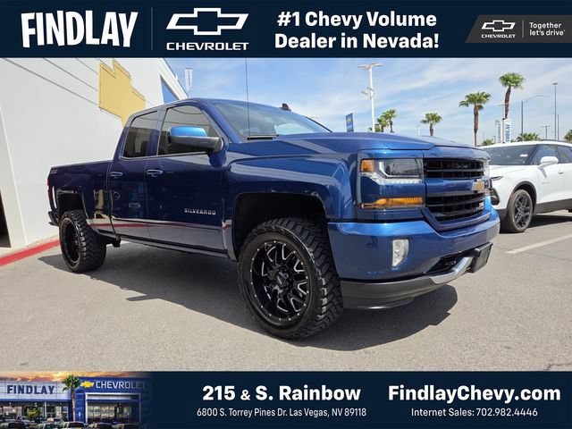 Certified Used 2017 DEEP OCEAN BLUE METALLIC Chevrolet LT image 1