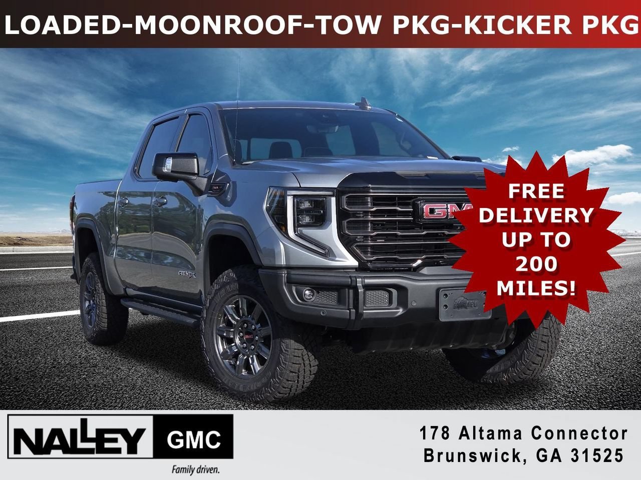 New 2026 Sterling Metallic GMC AT4X image 1
