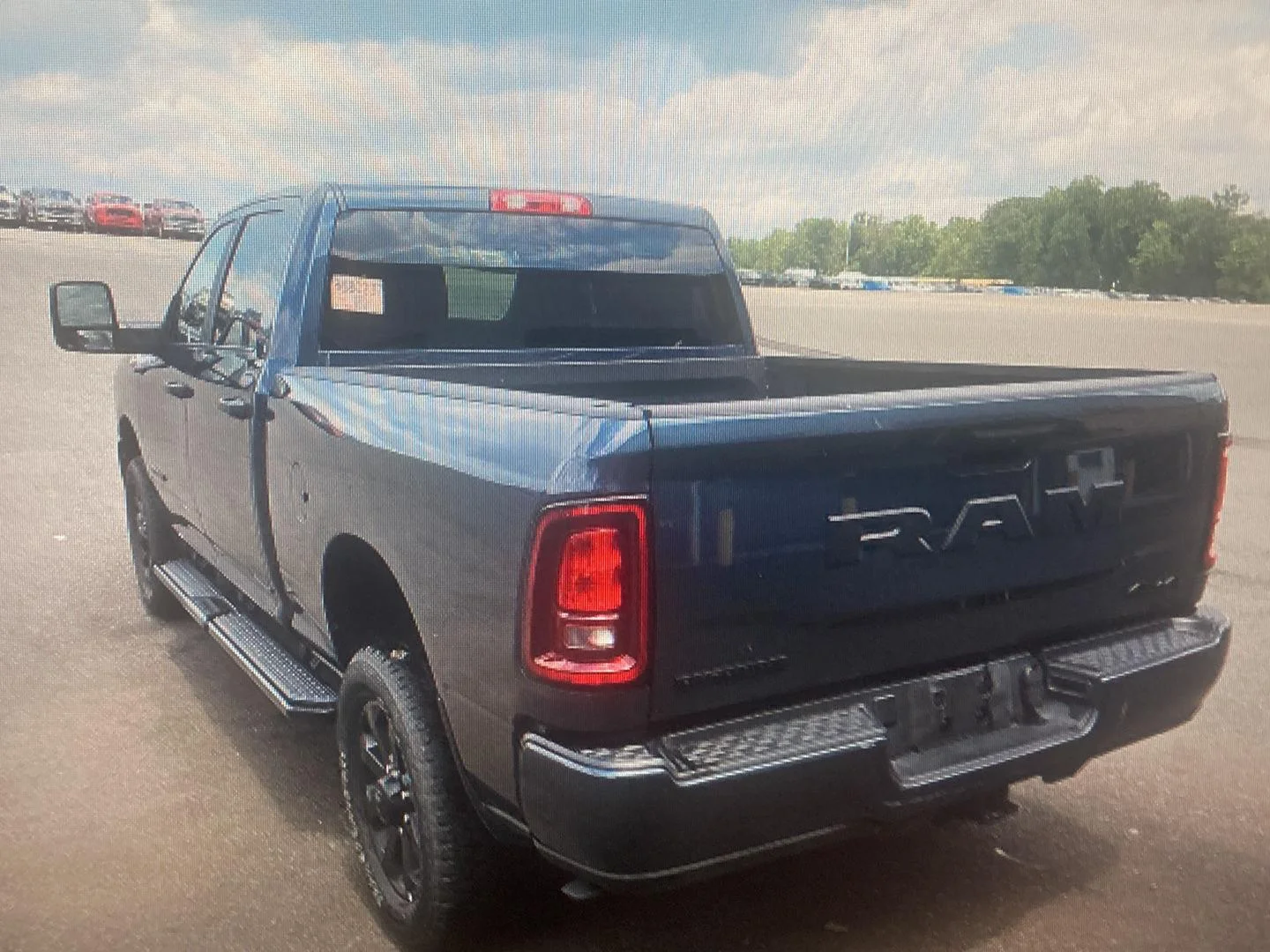 Used 2025 Forged Blue Metallic Ram Big Horn image 5