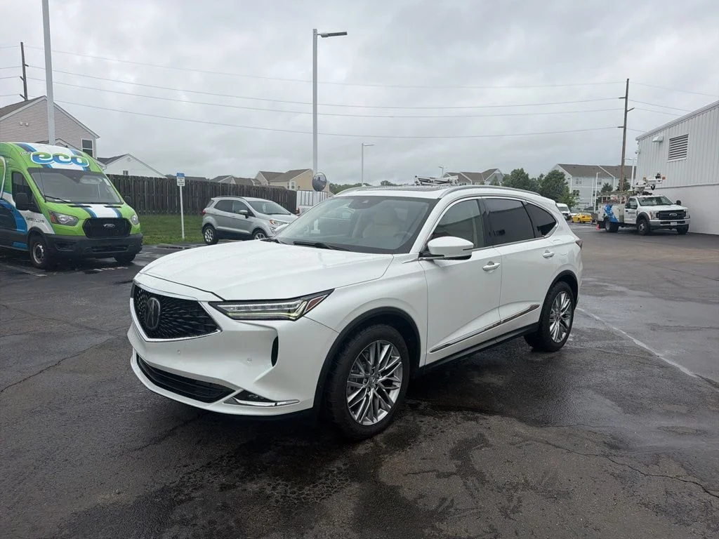 Certified Used 2022 Platinum White Pearl Acura Advance image 4